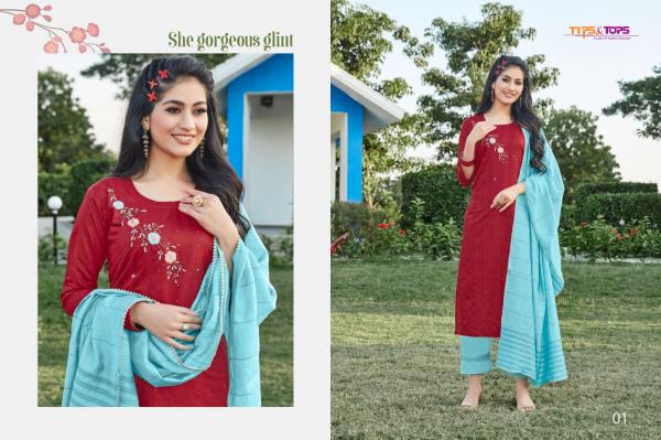 Tips & Tops Mahira 4 Designer Festive Wear Readymade Salwar 